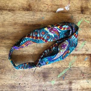 Boho scarf headband